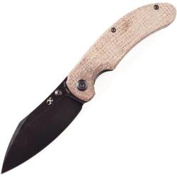 Couteau Pliant Kansept Nesstreet Lame Acier CPM S35VN Manche Micarta Marron Liner Lock K1039A4