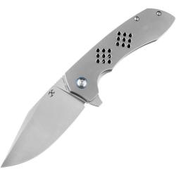 Couteau Pliant Kansept Entity Lame Acier CPM S35VN Manche Titane Bead Blast Frame Lock K1036B1
