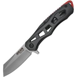 Couteau de Poche Bear Edge Framelock Lame Acier 440 Manche Inox Made In USA BC61123