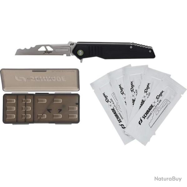 Couteau de Poche Schrade Nitro Enrage Ouverture Assist�e Lame Amovible Manche G10 SCH1202706