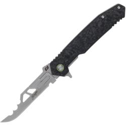 Couteau de Poche Schrade Stryche Enrage Grand Lame Amovible Manche Carbone SCH1197650