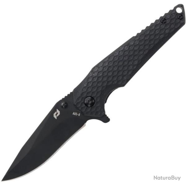 Couteau de Poche Schrade Fanatic Lame Acier AUS-8 Manche G10 Sculpt� SCH1182621