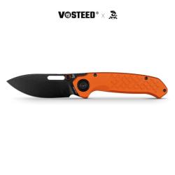 Couteau Pliant Vosteed Zander Lame Acier S35VN Manche Aluminium Orange Vanchor Lock VOSA4606