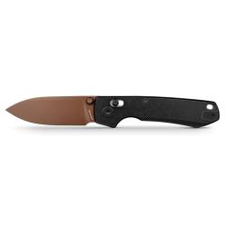 Couteau Pliant Vosteed Raccoon TiSlim Lame Acier 154CM Manche Titane Noir Crossbar Lock VOSA4504