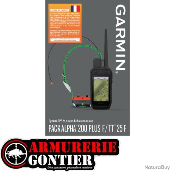 PACK GPS GARMIN ALPHA 200F PLUS TT25R VERSION F