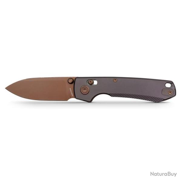 Couteau Pliant Vosteed Raccoon TiSlim Lame Acier 154CM Manche Titane Violet Crossbar Lock VOSA4503