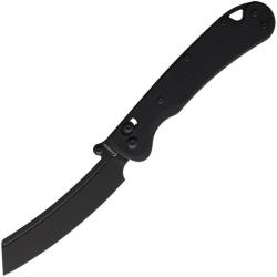 Couteau de Poche Daggerr Behemoth Slim Lame Acier VG-10 Noir Manche G10 Noir Crossbar DGRFM024SBKB