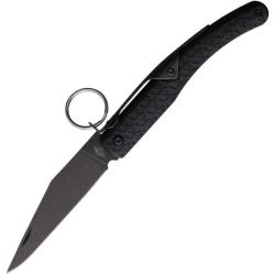 Couteau Daggerr Peremen Saigak Lame Acier 8Cr14MoV Blackwash Manche FRN Noir Ring Lock DGR2403BKBW