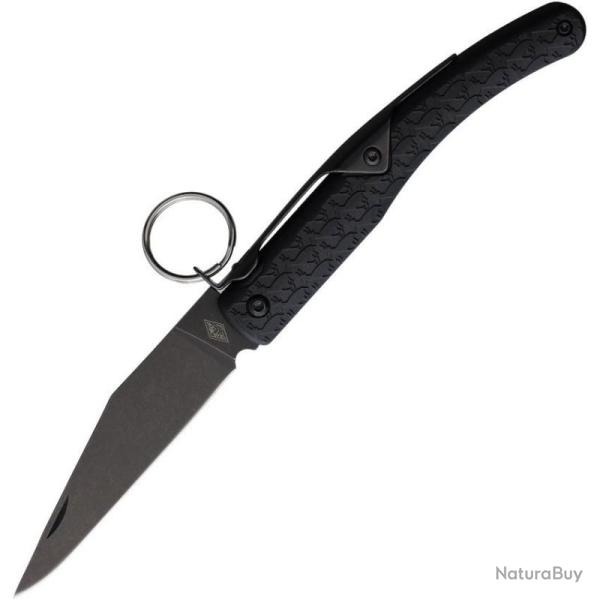 Couteau Daggerr Peremen Saigak Lame Acier 8Cr14MoV Blackwash Manche FRN Noir Ring Lock DGR2403BKBW