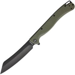 Couteau de Poche Daggerr Tesak Lame Acier 8Cr14MoV Blackwash Manche FRN Vert Liner Lock DGRTKFOLBW