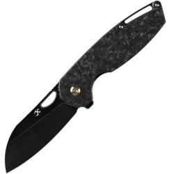 Couteau Pliant Kansept Model 6 Lame Acier CPM 20CV Manche Fibre Carbone Shred Frame Lock K1022A6