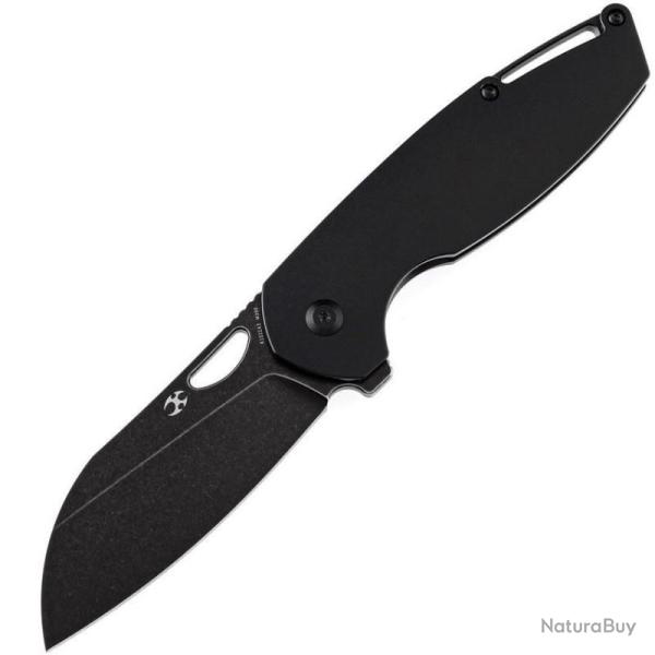 Couteau Pliant Kansept Model 6 Lame Acier M390 Manche Titane Noir Frame Lock K1022A3