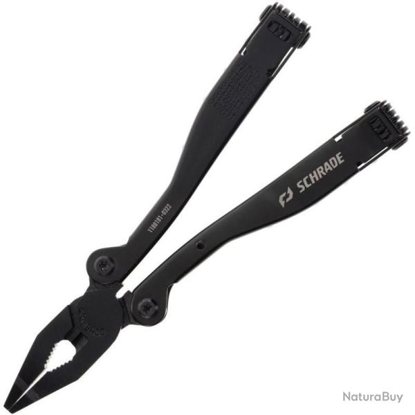 Multi-Outil Schrade Tough Tool Noir Pinces Lame Acier Inox �tui SCH1182533