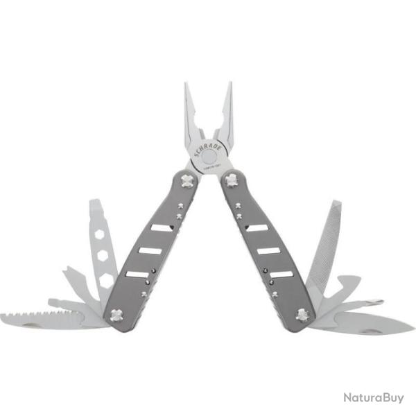 Multi-Outil Schrade Callous Pinces Lame Acier Inox Manche Inox SCH1182531