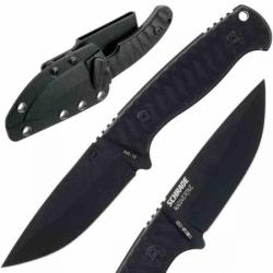 Couteau Fixe Schrade Bitterroot Lame Acier AUS-10A Manche G10 &Eacute;tui Aff&ucirc;teur SCH1182520