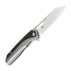 Couteau Kansept Shard Gaucher Lame Acier CPM S35VN Manche Titane Fibre Carbone Frame Lock K1006L6