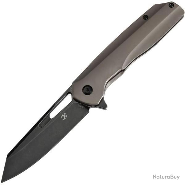 Couteau Pliant Kansept Shard Lame Acier CPM S35VN Manche Titane Bronze Frame Lock K1006C22