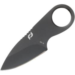 Mini Couteau Fixe Schrade Spare Change Lame Acier AUS-10A Monobloc Anneau SCH1182508