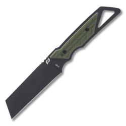 Couperet Schrade Outback Cleaver Lame Acier AUS-8 Manche Caoutchouc Anneau Doigt SCH1182498