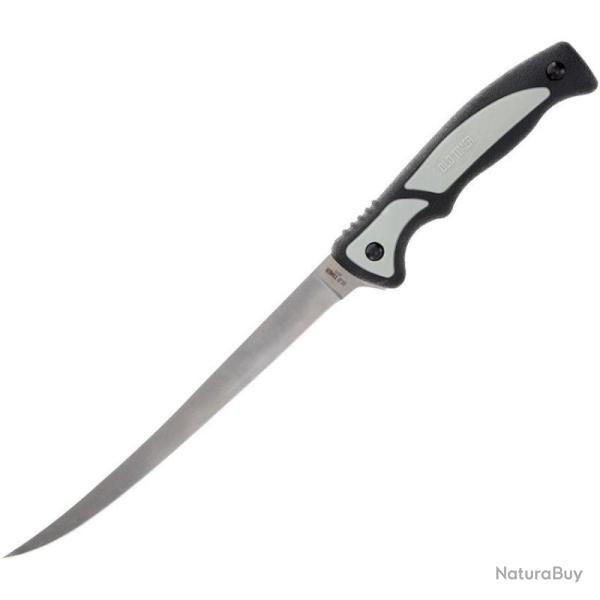Couteau Fixe Schrade Trail Boss Fillet Grand Lame Acier Inox Manche TPE SCH1166381