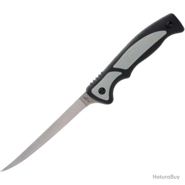 Couteau Fixe Schrade Trail Boss Fillet Lame Acier Inox Manche TPE �tui Synth�tique SCH1166380