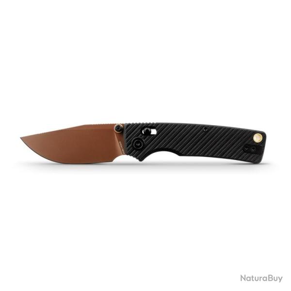 Couteau Pliant Vosteed Porcupine ModSwap Lame Acier 154CM Manche G10 Noir Crossbar Lock VOSA3101