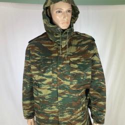 Parka chaude avec doublure arm&eacute;e grecque originale taille L