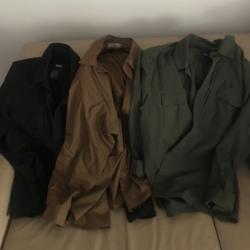 chemises tactiques &agrave; manches longues