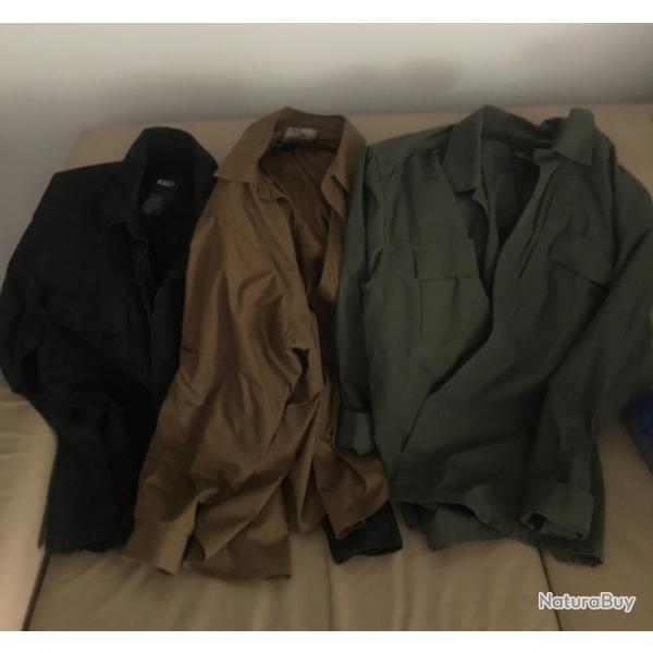 chemises tactiques � manches longues