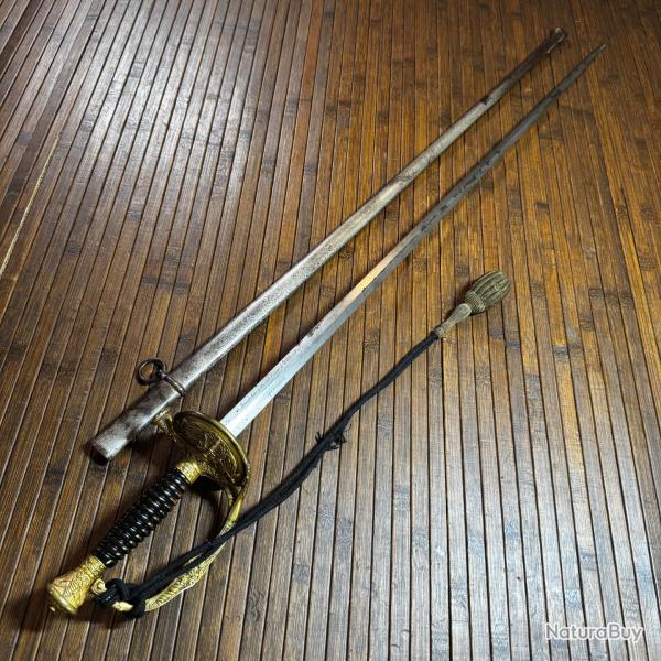 RARE �p�e Officier Poudre & Salp�tre M1817 Cisel�e - Ch�tellerault 1913 - WW1