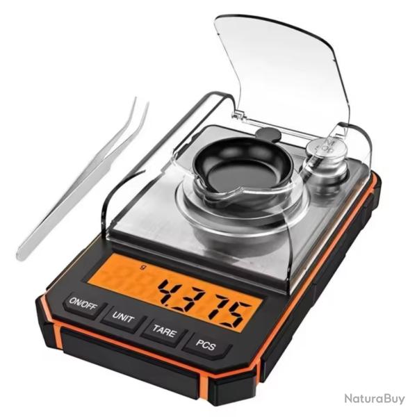 Balance de Pr�cision 0,001g / 50g Orange - Sp�cial Rechargement Poudre