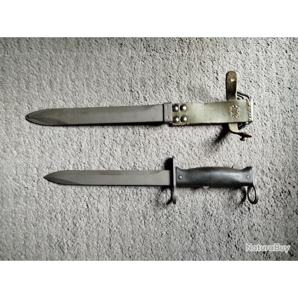 Ba�onnette Mas 49 56 inscription MAT F