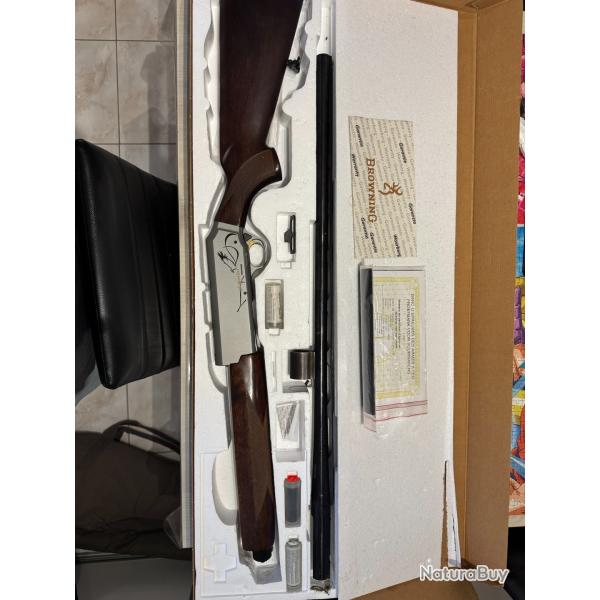 Fusil semi-auto Browning Phoenix 12/76 bois noyer + chokes Invector, en boite