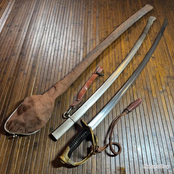 Sabre Officier Artillerie M1822-99 - Ch�tellerault 1903 - Superbe Ensemble Complet Rare
