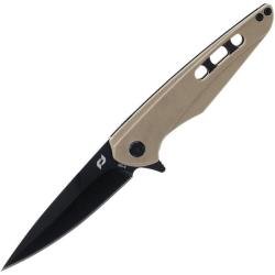 Couteau de Poche Schrade Kinetic Lame Acier AUS-8 Manche G10 Tan SCH1159316