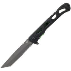 Couteau de Poche Schrade Inert CLR Tanto Lame Acier AUS-10A Manche Aluminium SCH1159302