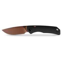 Couteau Pliant Vosteed Marten 330 Lame Acier 154CM Manche Aluminium Noir Top Liner Lock VOSA1613