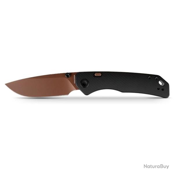 Couteau Pliant Vosteed Marten 330 Lame Acier 154CM Manche Aluminium Noir Top Liner Lock VOSA1613