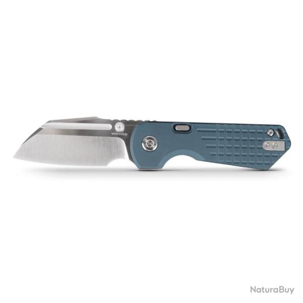 Couteau Pliant Vosteed Hedgehog Lame Acier S35VN Manche Aluminium Bleu Top Liner Lock VOSA1306