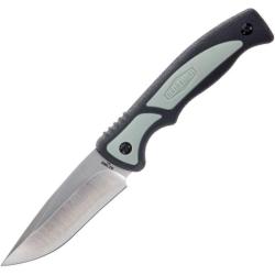 Couteau Fixe Schrade Trail Boss Lame Acier 8Cr13MoV Manche TPE &Eacute;tui Plastique SCH1137135
