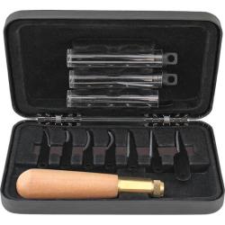 Set de Sculpture Schrade Uncle Henry Manche Bois Lames Acier Carbone &Eacute;tui Magn&eacute;tique SCH22UH