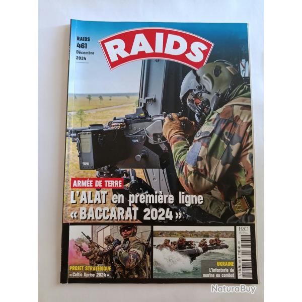 REVUE RAIDS 461 DECEMBRE 2024 ALAT UKRAINE INFANTERIE MARINE EXERCICE FRANCO BELGE