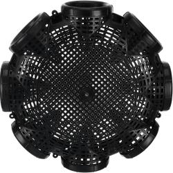 Pi&egrave;ge &agrave; Poisson Cage Anguille P&ecirc;che en Plastique Nasse Panier Respirant &agrave; 8 Trous pour &Eacute;crevisses, C