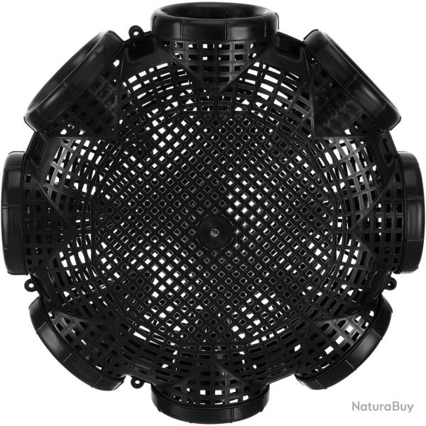 Pi�ge � Poisson Cage Anguille P�che en Plastique Nasse Panier Respirant � 8 Trous pour �crevisses, C