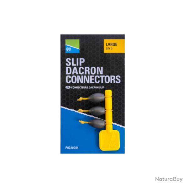 CONNECTEURS DACRON PRESTON SLIP POUR ELASTIQUE - X3 MICRO