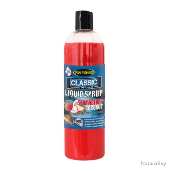 SIROP ATTRACTANT FUN FISHING CLASSIC LIQUID SYRUP 480 ML MAIS DOUX