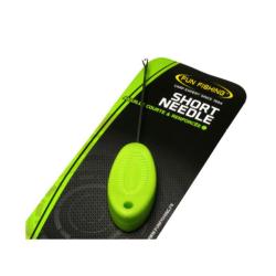 AIGUILLE A BOUILLETTES FUN FISHING SHORT NEEDLE - VERTE FLUO