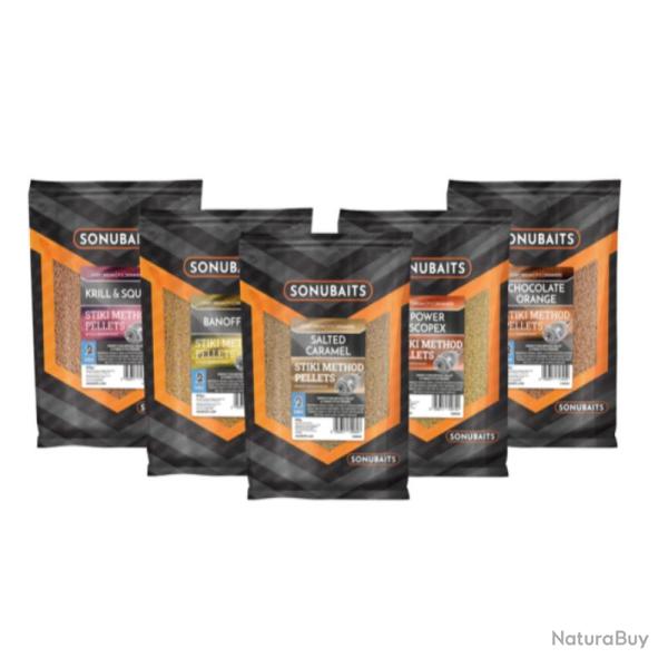 PELLETS SONUBAITS STIKI METHOD 650 G - 2 / 4 MM CHOCOLAT ORANGE �4