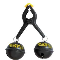 GROS GRELOTS SILURE BLACK CAT BIG BELLS NOIR/JAUNE