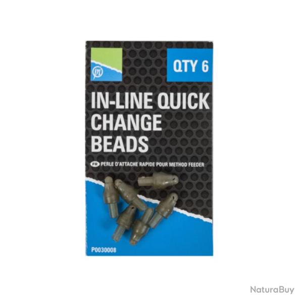 PERLES D'ATTACHE RAPIDE PRESTON IN-LINE QUICK CHANGE BEADS